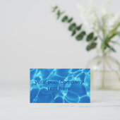 poolbedrijf visitekaartje (Staand voorkant)