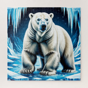 Poolbeer Arctische IJsgrot Klimaat Wilde Dieren Sc Legpuzzel
