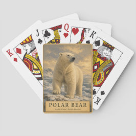 Poolbeer Arctische Kust VINTAGE Pokerkaarten