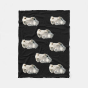 Poolbeer Dier Arctisch Noordelijk Schattig Whimsic Fleece Deken