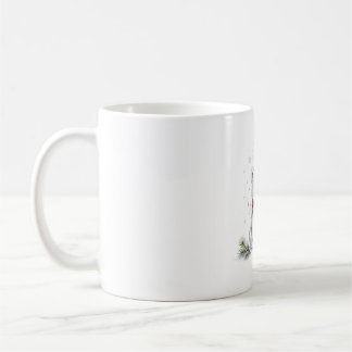 Poolbeerwelp Kerstcadeau Aquarel Winter Beren Koffiemok