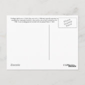 Poolbeg Lighthouse, Dublin Bay Briefkaart (Achterkant)