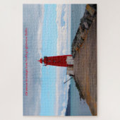Poolbeg Lighthouse Dublin. Jigsaw Puzzle (Vertical)