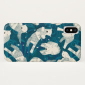 poolblauw beer Case-Mate iPhone case (Achterkant (horizontaal))