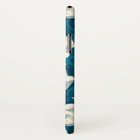 poolblauw beer Case-Mate iPhone case (Achterkant / rechts)