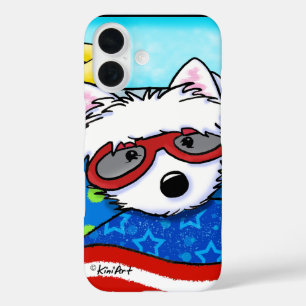 Poolboy Westie iPhone 16 Hoesje