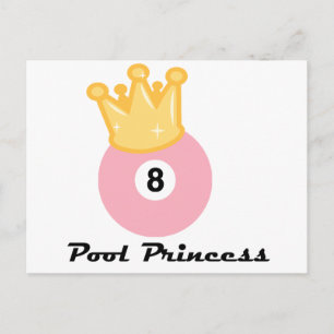 PoolChick Pool Princess Briefkaart