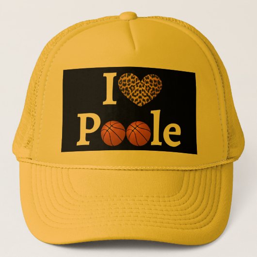 Poole Party Cheetah Pattern, Trucker Hat Pet (Voorkant)