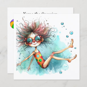 Poolfeest, enz. Uitnodiging