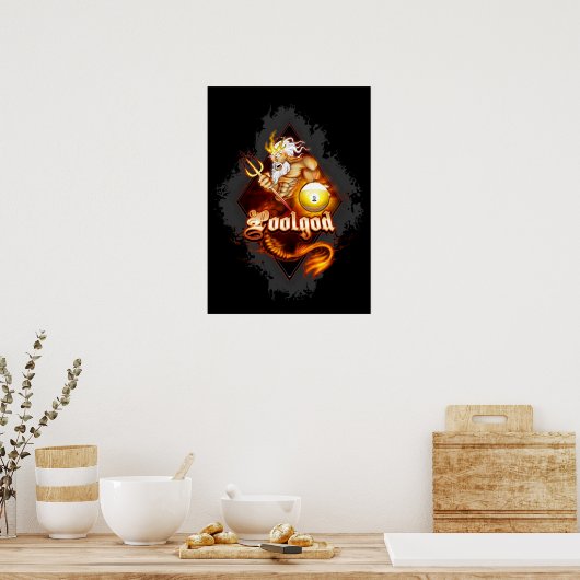 Poolgod poster (Keuken)