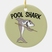 poolhaai keramisch ornament (Achterkant)