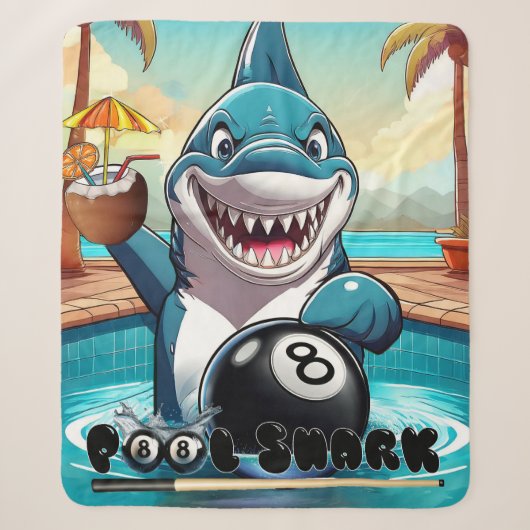 Poolhaai Sherpa Deken (Voorkant)