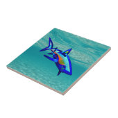 poolhaai tegeltje (Zijkant)