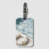 poolkant bagagelabel (Voorkant (verticaal))