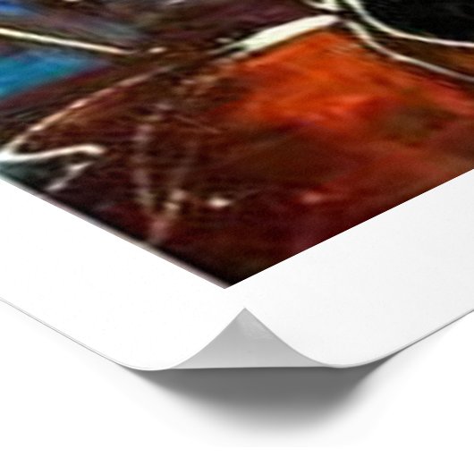 Poolkunst Poster (Hoek)