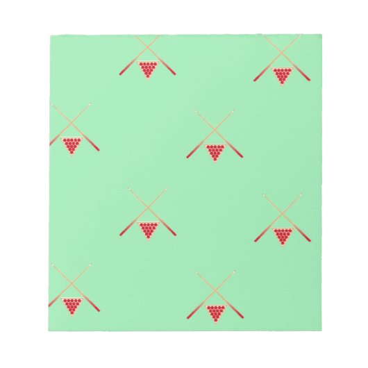 poolmiljarden op groen notitieblok (Voorkant)