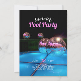 Poolparty-disco Kaart