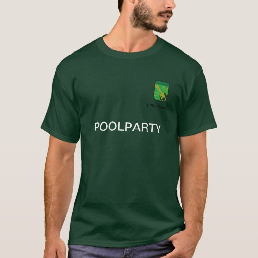 POOLPARTY T-SHIRT (Voorkant)