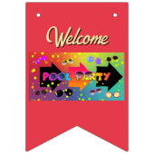 Poolparty vlaggetjes (Tweede vlag)