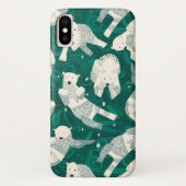 poolpoolberen groen Case-Mate iPhone case (Achterkant)