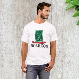 Poolroom Biljart Klassieke 8 Bal T-shirt