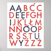 Pools alfabet poster (Voorkant)
