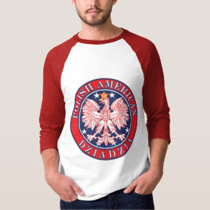 Pools-Amerikaans Dziadzia T-shirt