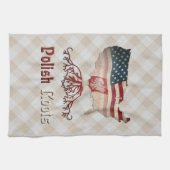 Pools-Amerikaanse theehanddoeken Theedoek (Horizontaal)