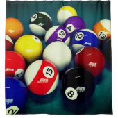 Pools Ballen Douchegordijn (Voorkant)