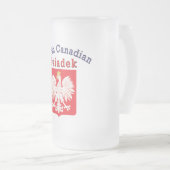 Pools Canadees Eagle Shield Dziadek Matglas Bierpul (Voorkant rechts)