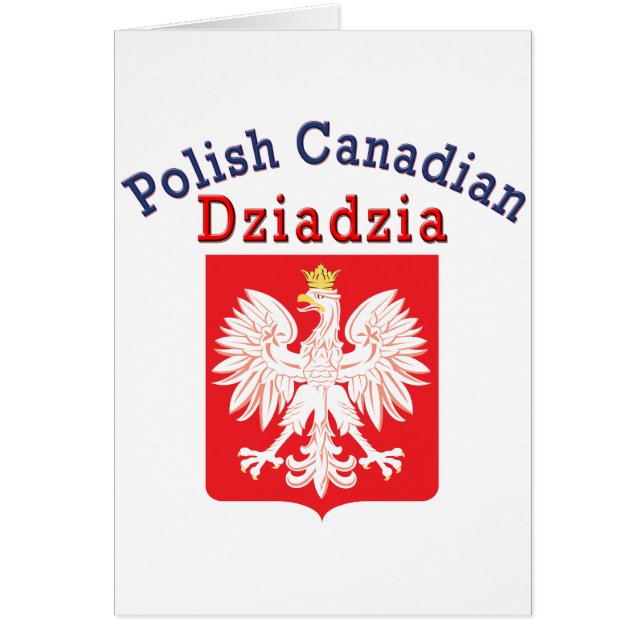 Pools Canadees Eagle Shield Dziadzia (Voorkant)