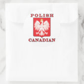 Pools Canadees Eagle Shield Ronde Sticker (Tas)