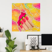 Pools die Poster van Posh Walls (Thuiskantoor)