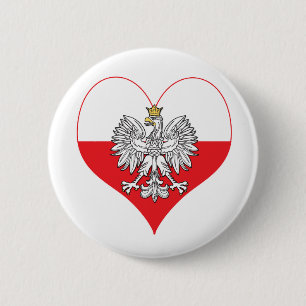 Pools Eagle Heart Ronde Button 5,7 Cm