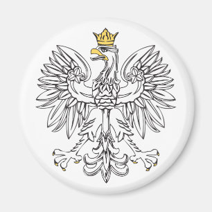 Pools Eagle met Gouden Kroon Magneet
