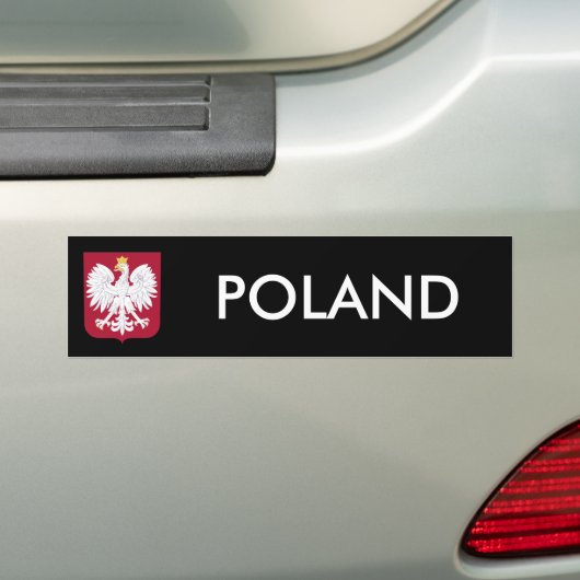Pools Eagle Red Shield Bumpersticker (Op auto)