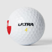 Pools Eagle Red Shield Golfballen (Logo)
