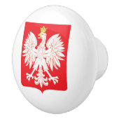 Pools Eagle Red Shield Keramische Knop (Rechts)