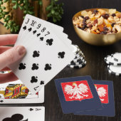 Pools Eagle Red Shield Pokerkaarten (Insitu)