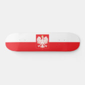 Pools Eagle Red Shield Skateboard (Horizontaal)