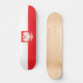 Pools Eagle Red Shield Skateboard (Voorkant)