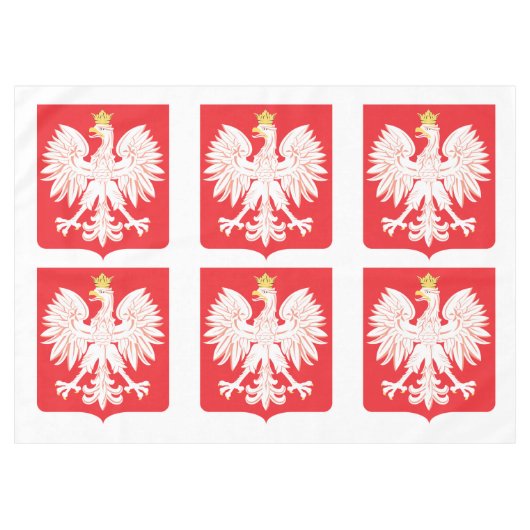 Pools Eagle Red Shield Tafelkleed (Voorkant (Horizontaal))