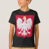 Pools Embleem - Polen Schild - Polska Herb Polski T-shirt (Voorkant)