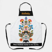 Pools Folklore met pauzes, aangepast tekstSchort Schort (Voorkant)