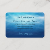 Pools hottubs Aangepast Visitekaartje (Voorkant)