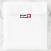 Pools Italiaans Ronde Sticker (Tas)