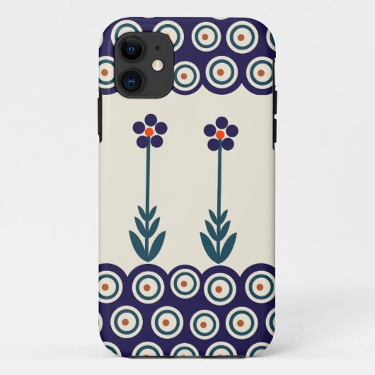 Pools ontwerp van traditionele keramiek Case-Mate iPhone case (Achterkant)