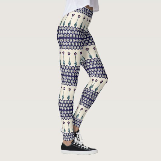 Pools ontwerp van traditionele keramiek leggings (Rechts)