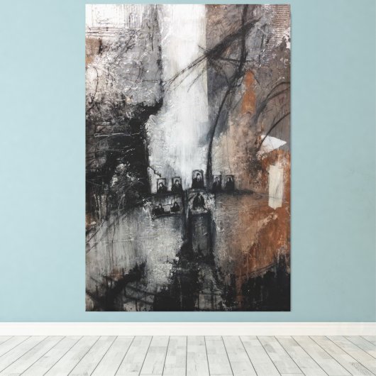 Pools parlement 2 canvas afdruk (Insitu (Houten vloer))