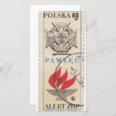 Pools poststempel bedankkaart (Voorkant / Achterkant)